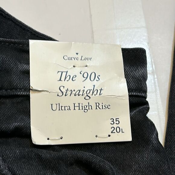 Abercrombie & Fitch women’s curve love The 90’s straight ultra high rise 35/20L - Picture 6 of 9